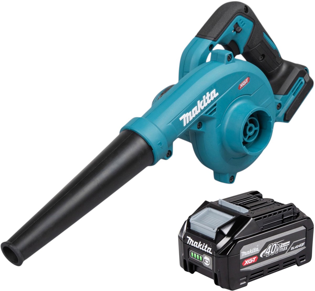 Makita UB 002 GU1 accublazer 40 V max. + 1x accu 4,0 Ah – zonder oplader