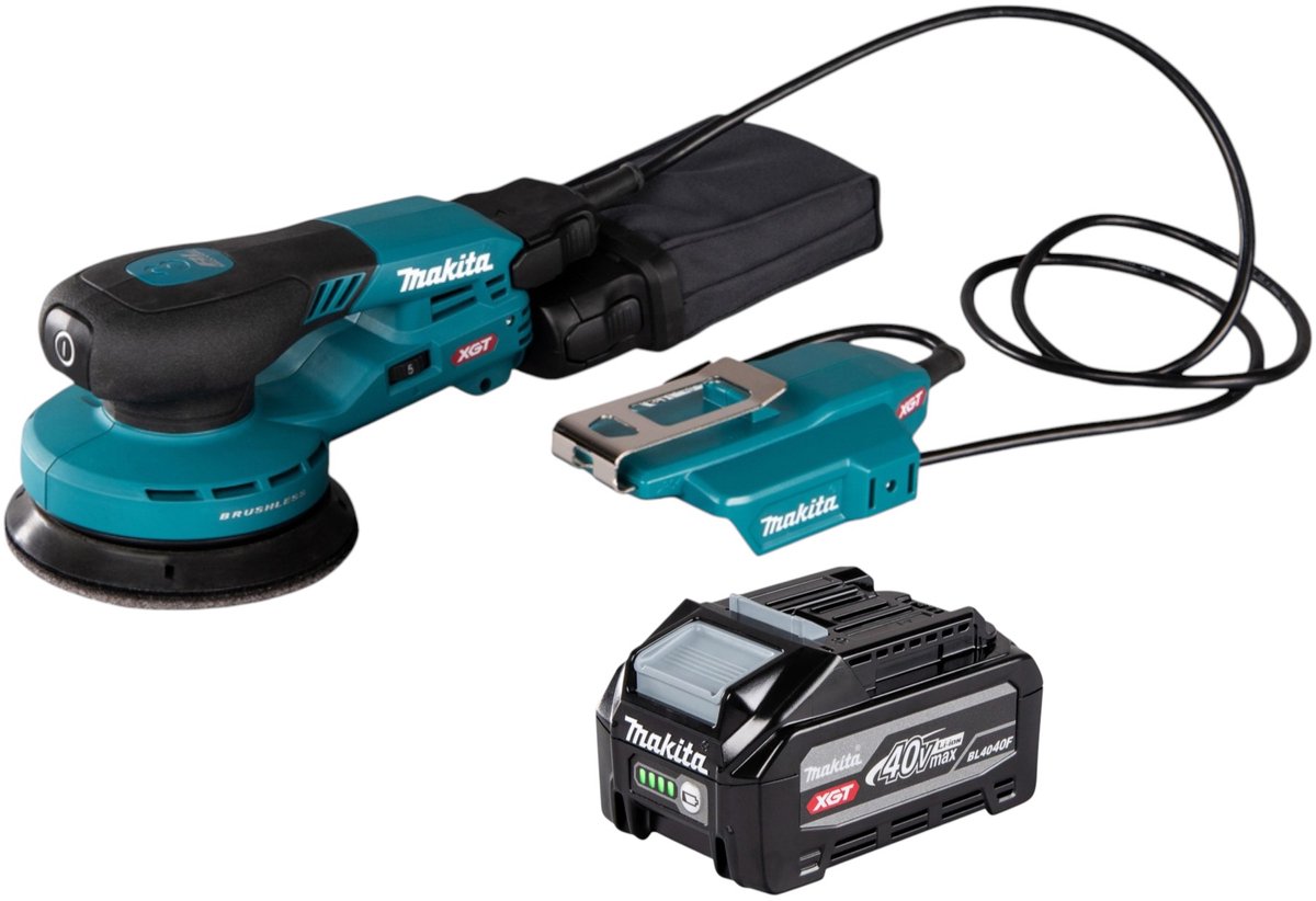 Makita BO 003 CGZ Accuschuurmachine 40 V max. 125 mm 3,0 mm slag Brushless Solo - zonder accu, zonder lader