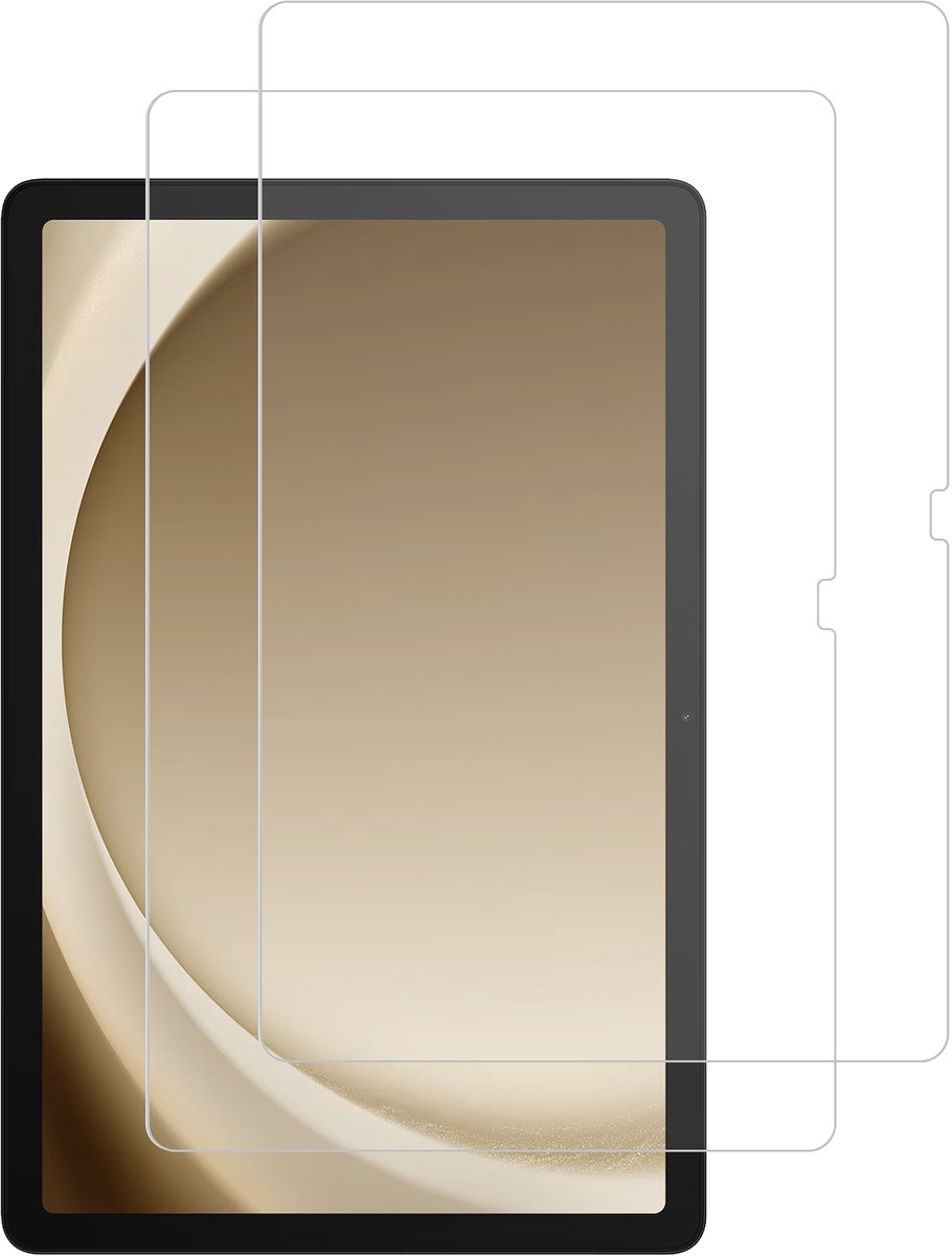 imoshion 2 Stuks Tablet Screenprotector - Geschikt voor Samsung Galaxy Tab A9 Plus / Galaxy Tab A11 Plus - Gehard Glas - 2 Pack