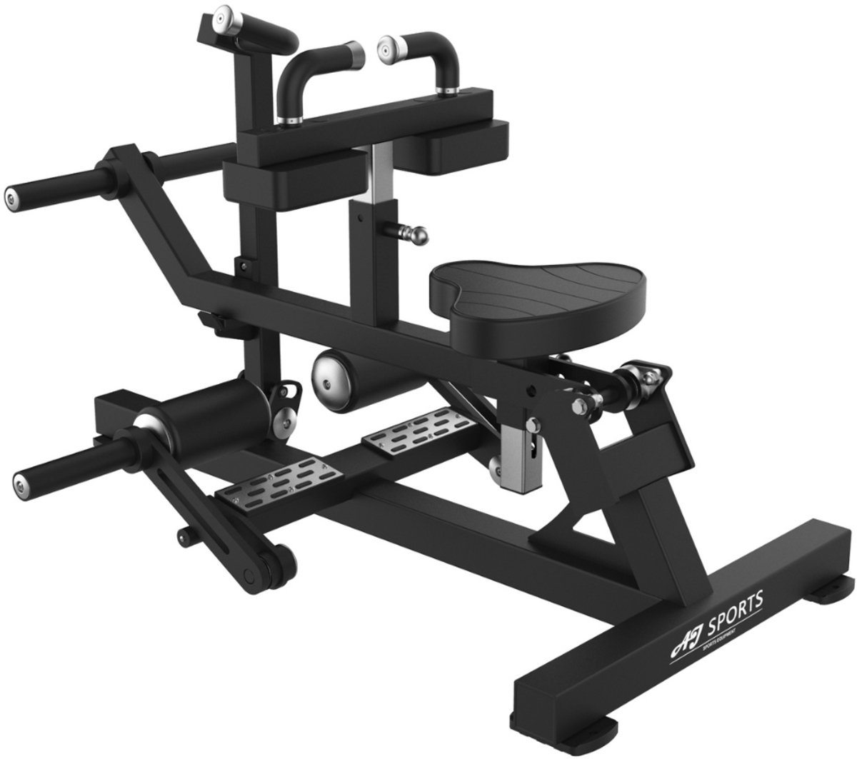 AJ-Sports Seated Calf Trainer – Kuittrainer & Tibialis Trainer – Plate Loaded Kuitmachine – Verstelbaar – Professionele Krachttraining