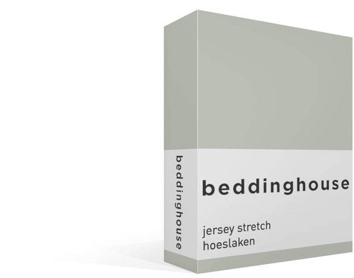Beddinghouse jersey stretch hoeslaken - 180x200/220 cm - Lits-jumeaux - Grey Green