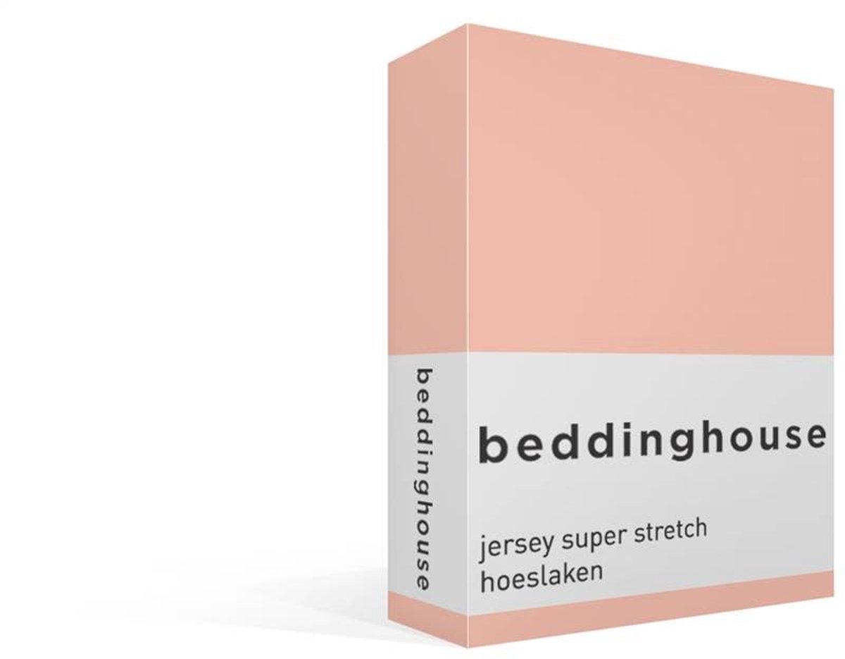 Beddinghouse jersey super stretch hoeslaken - 160x200/220 cm - Lits-jumeaux - Nude