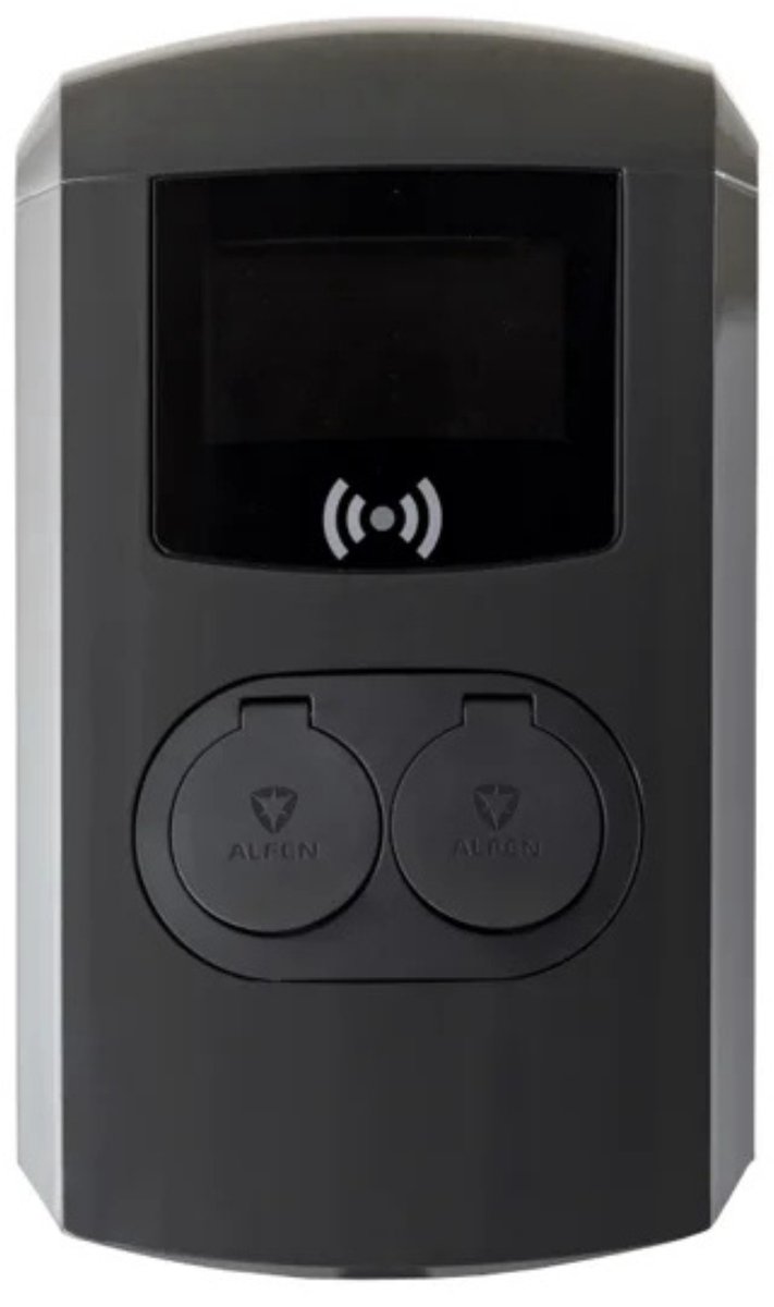 Alfen 2x22 kW Eve Double Pro-Line - Socket type 2 - Grijs