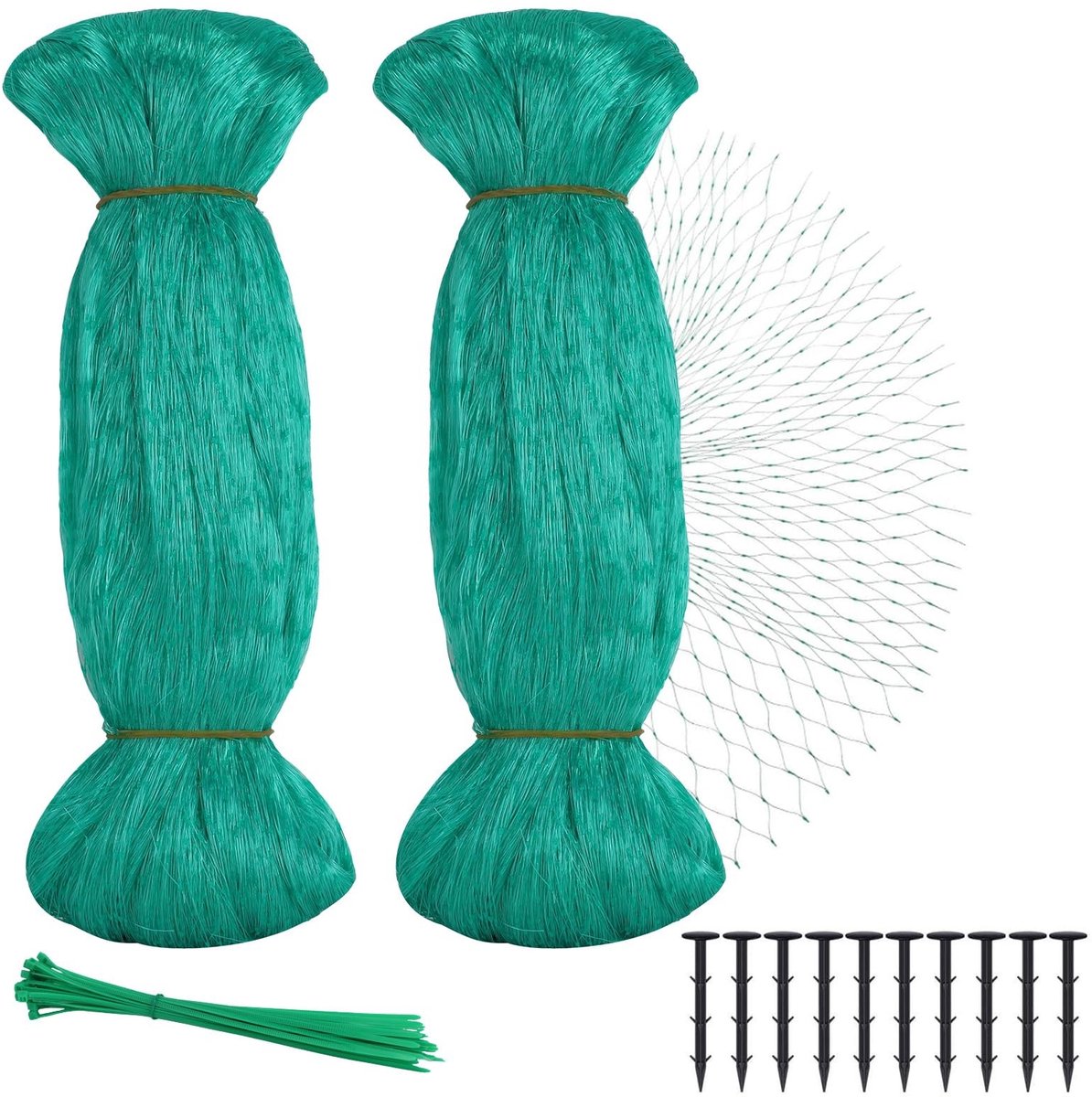 Solidchoice - Set van 2 Vogelnetten voor Tuin en Moestuin