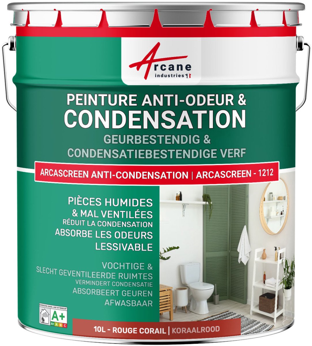 Anti-condensatieverf, anti-geurverf voor vochtige ruimtes: ARCASCREEN ANTI-CONDENSATION