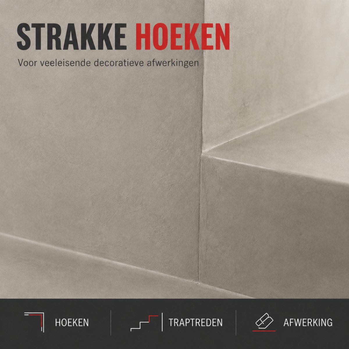Spatel voor pleisterwerk en gepolijst beton - Amerikaans pleistermes Outil Parfait