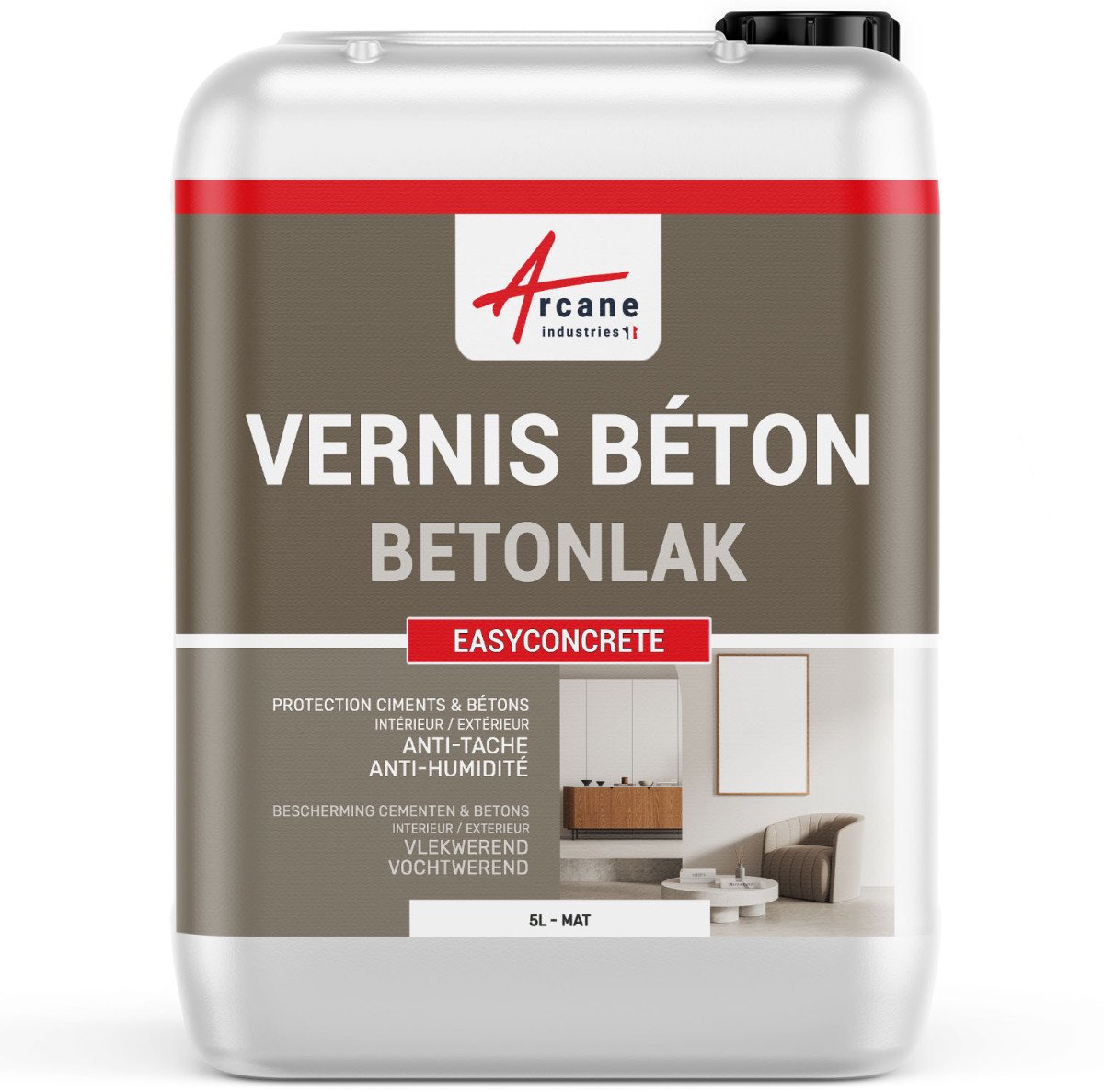 Vernis voor beton binnen, buiten: EASYCONCRETE