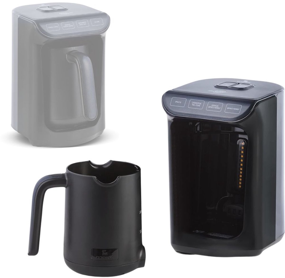 Zavio® Turkse Koffiezetapparaat - Turkse Koffie - Turkse Theepot Elektische