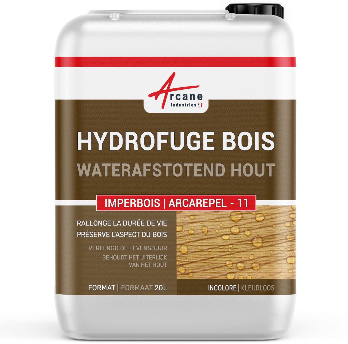 Hydrofuge waterafstotende behandeling voor buiten- en exotisch hout: ARCAREPEL - 11