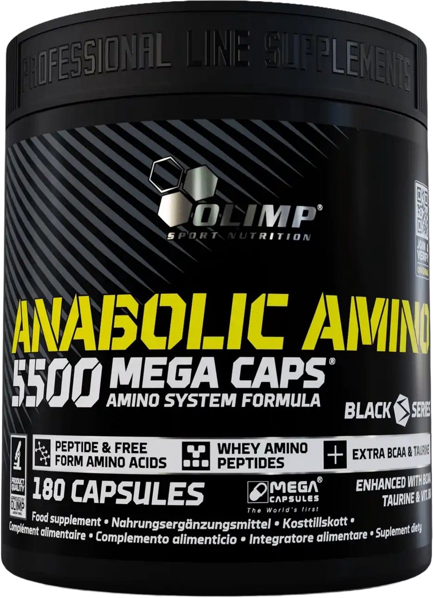 Anabolic Amino 5500 Mega Caps - 180 caps