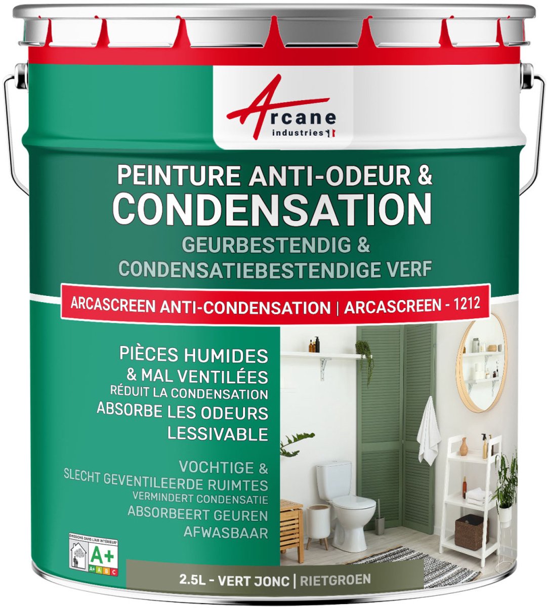 Anti-condensatieverf, anti-geurverf voor vochtige ruimtes: ARCASCREEN ANTI-CONDENSATION
