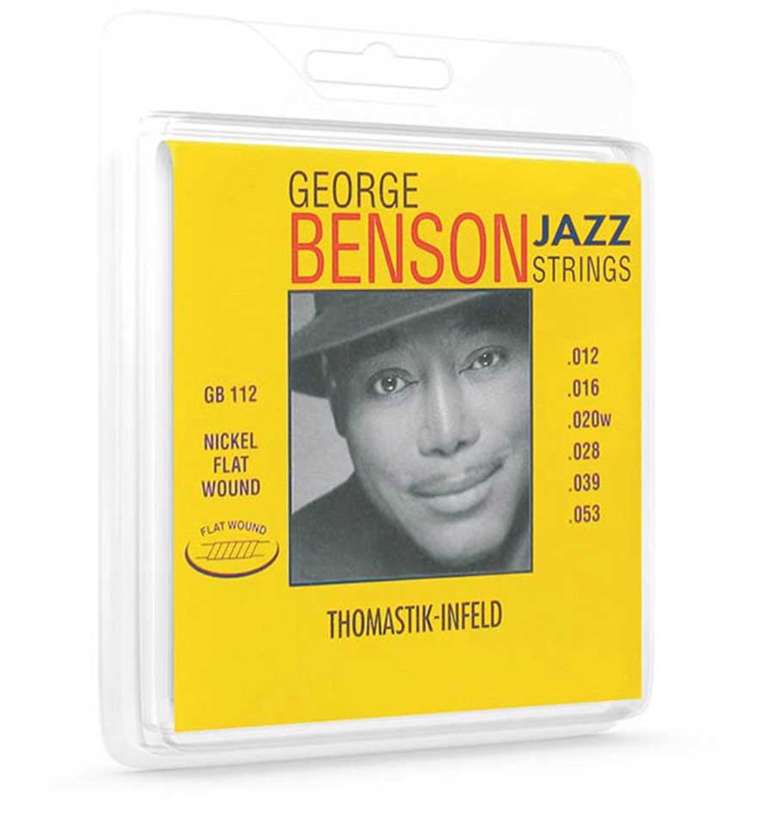 Thomastik GB112 George Benson Flatwound Signature Elektrische Snaren (12-53)
