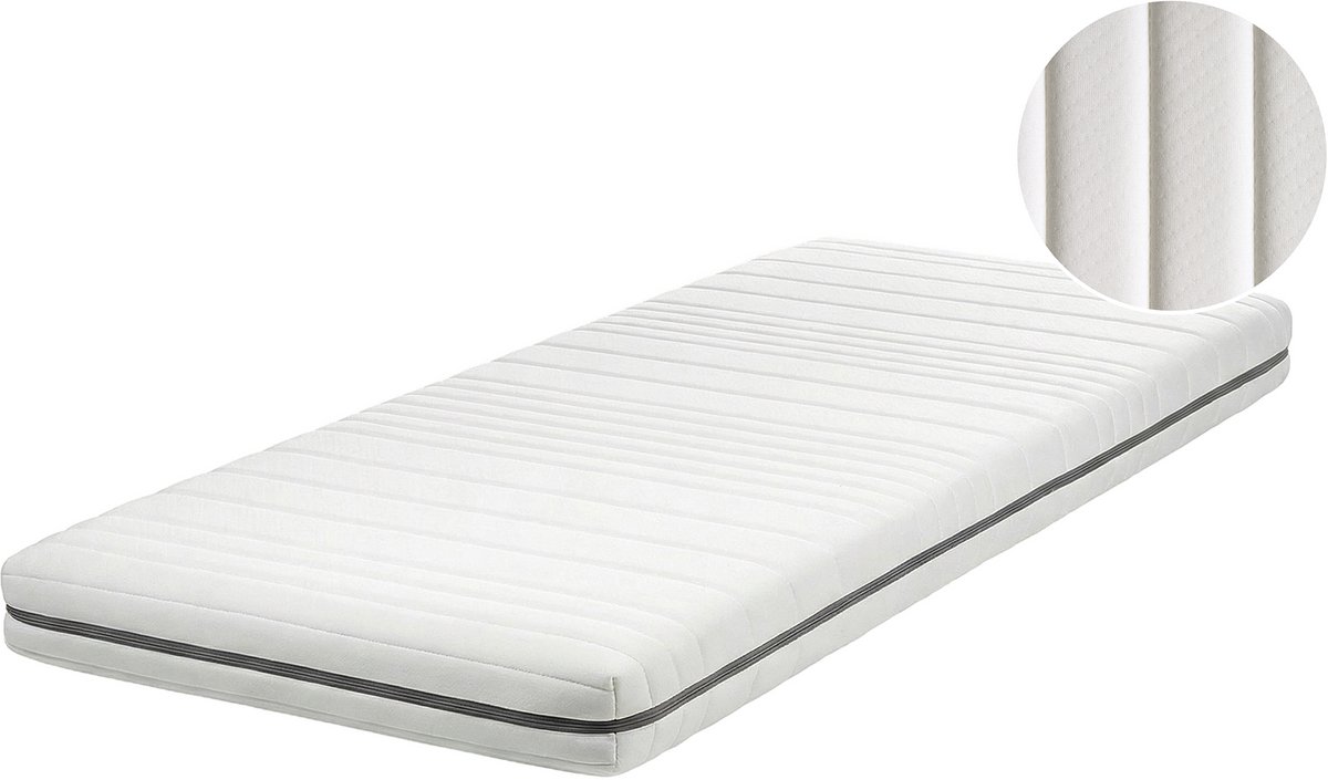 ENCHANT - Schuimmatras - Wit - 80 x 200 cm - Schuim