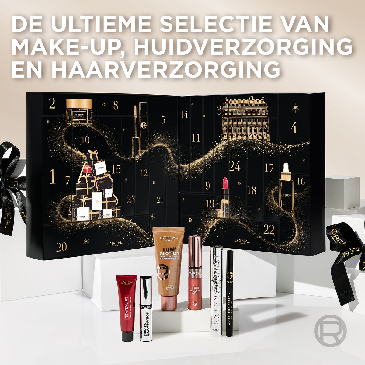 L'Oréal Paris Adventskalender 2026 – Advent Calendar – 24 Dagen Verrassing tot Kerst – Make-up, Huidverzorging & Haarverzorging – foto 3