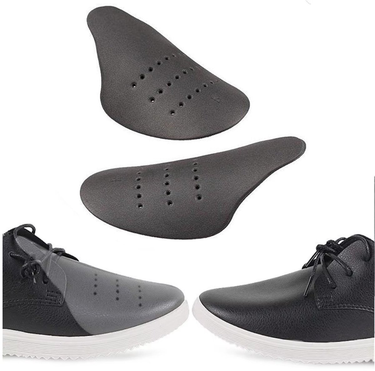 Schoenneus beschermer - Schoenneus zonder plooien - 1 paar Zwart - Shoe Shield - Crease Protector - Maat 35/39 - CHPN