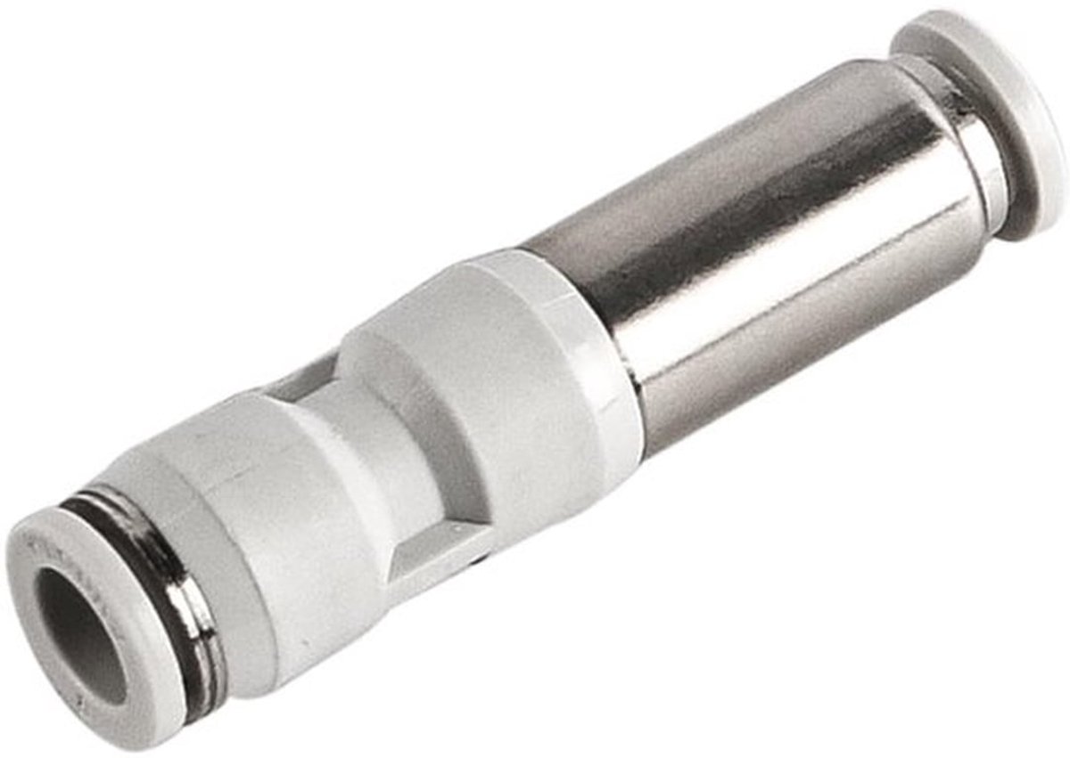 Checkklep 8mm - 2 Stuks - Pneumatische Connector - Terugslagklep - Koper/Plastic - Compact Ontwerp 62x14mm - Gasafsluiter