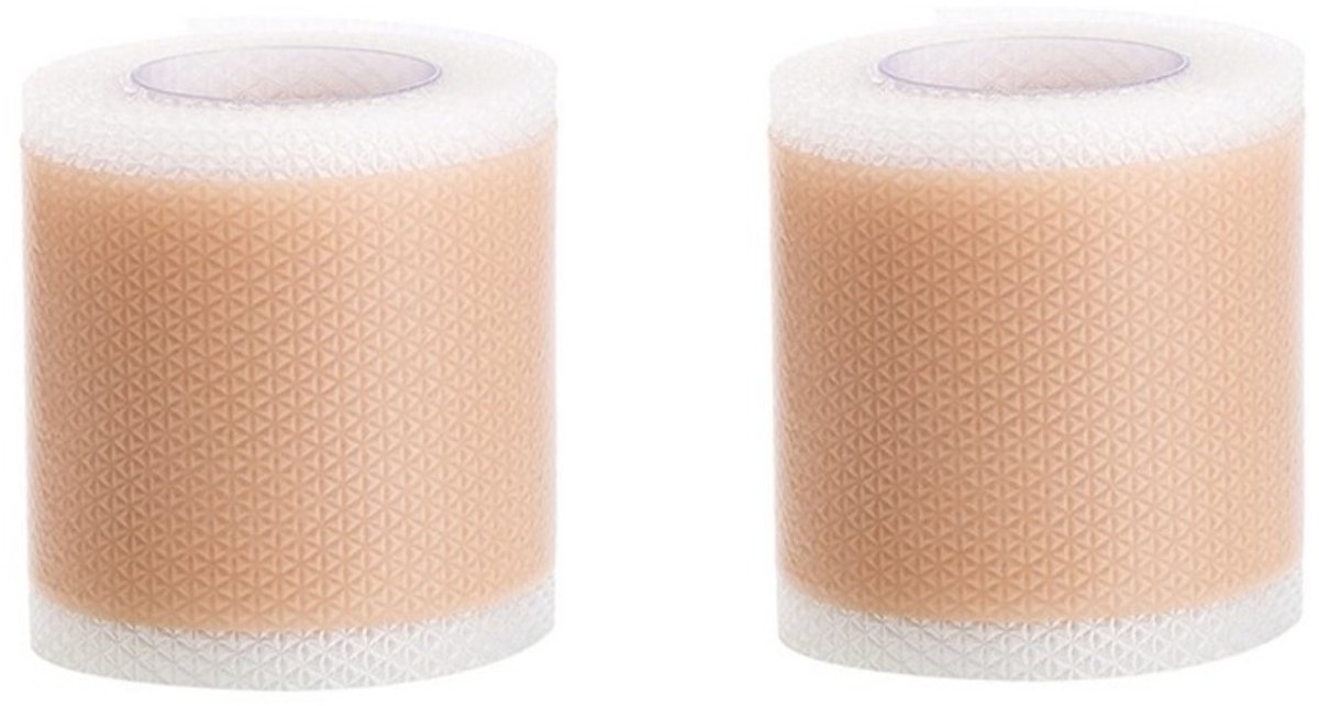 Siliconen Littekenbladen - 2 Rollen Huidkleurige Littekentape voor Littekenbehandeling L