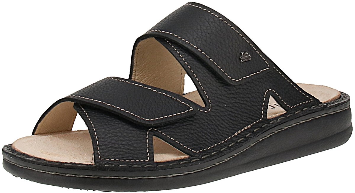 Finn Comfort 81529-055099 Danzig-S - Herenpantoffels - Zwart-bizon