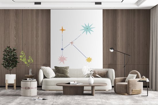 Behang - Fotobehang Letter - K - Alfabet - Kinderen - Breedte 155 cm x hoogte 240 cm
