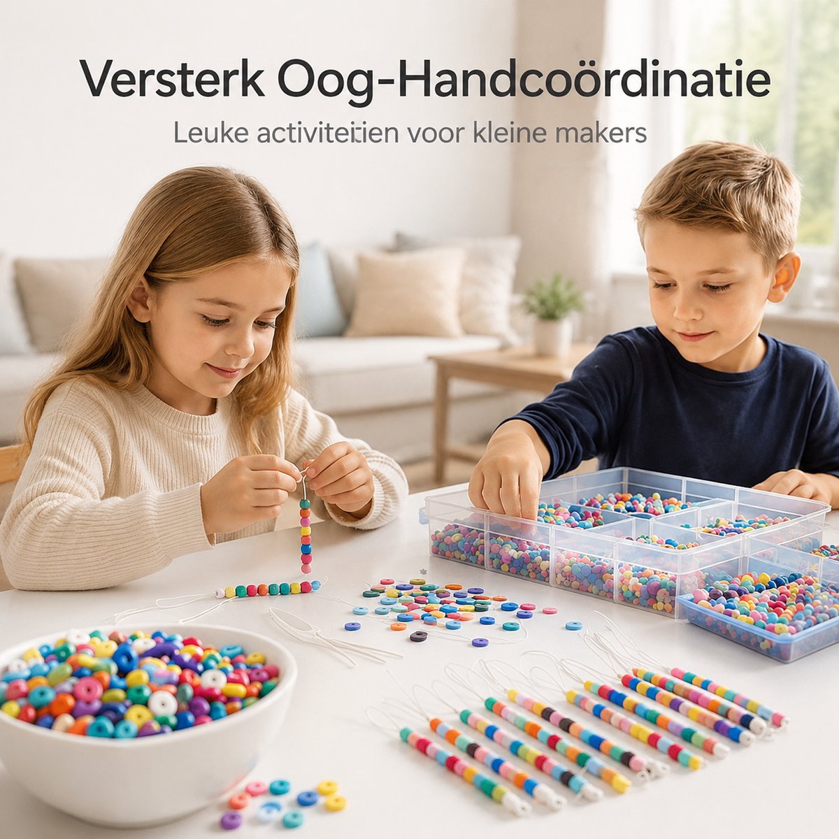 BOTC Sieraden Set - Knutselen meisjes - Armband Maken Set - 1050-Delig - Sieraden Halsketting Maken - 24 Stijl - Cadeau voor Meisjes Kinderen — cadeau in Spellen & Speelgoed - foto 3