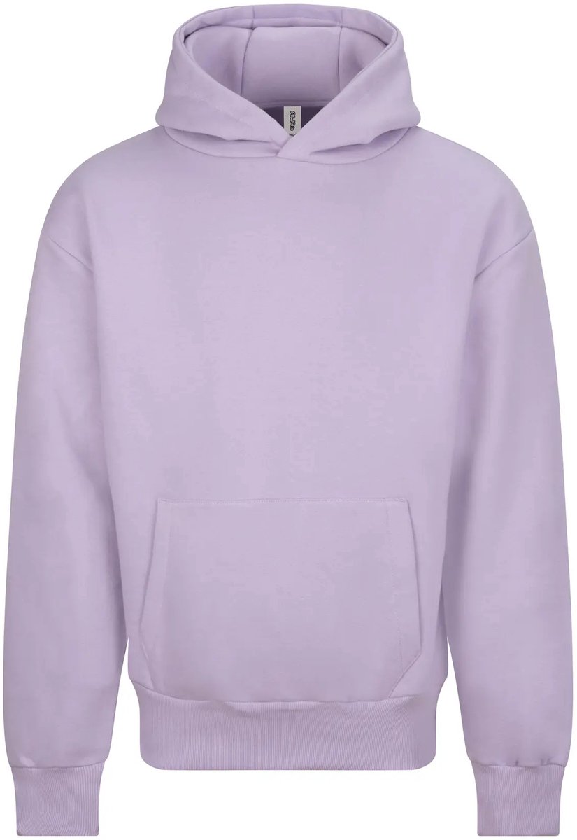 Hoodie Just Hoods Signature Paars