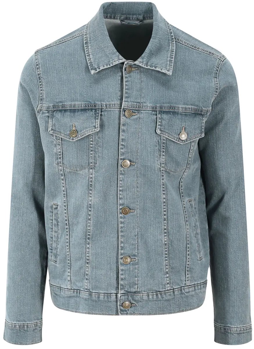 So Noah Jacket SD060 LIGHT WASH Blauw