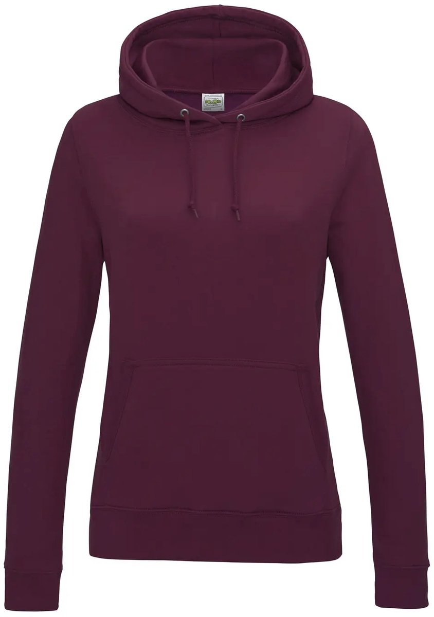 Just Hoods Women´s College Hoodie JH001F - Burgundy - L