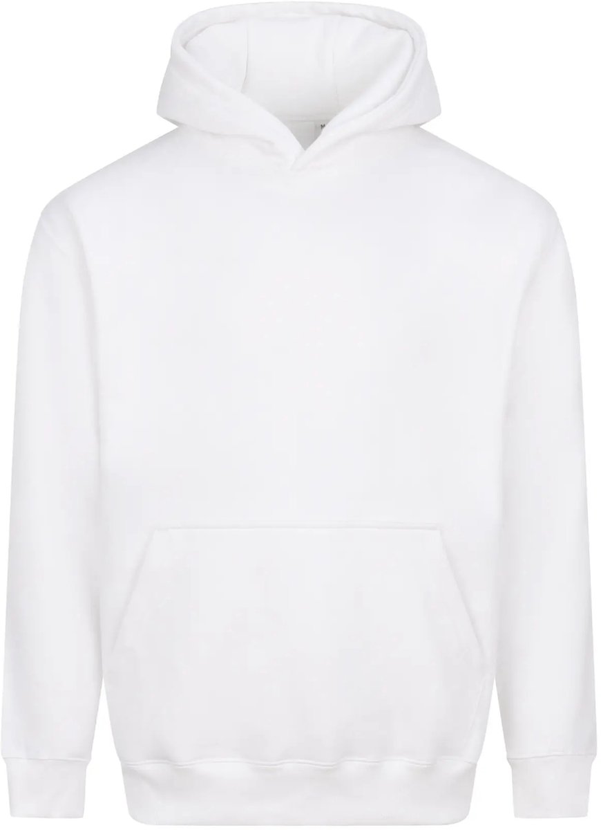 Dikke Hoodie Just Hoods Vision Wit