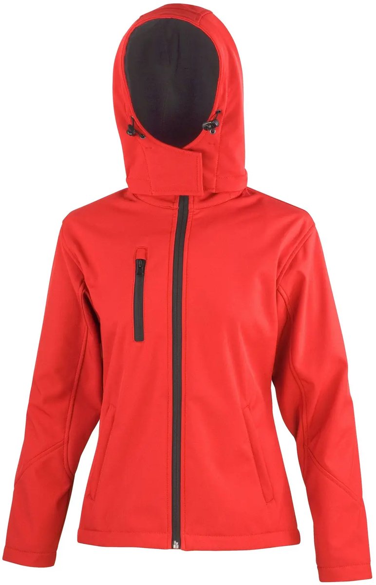 Result Women´s TX Performance Hooded Soft Shell Jacket RT230F - Red/Black - XS