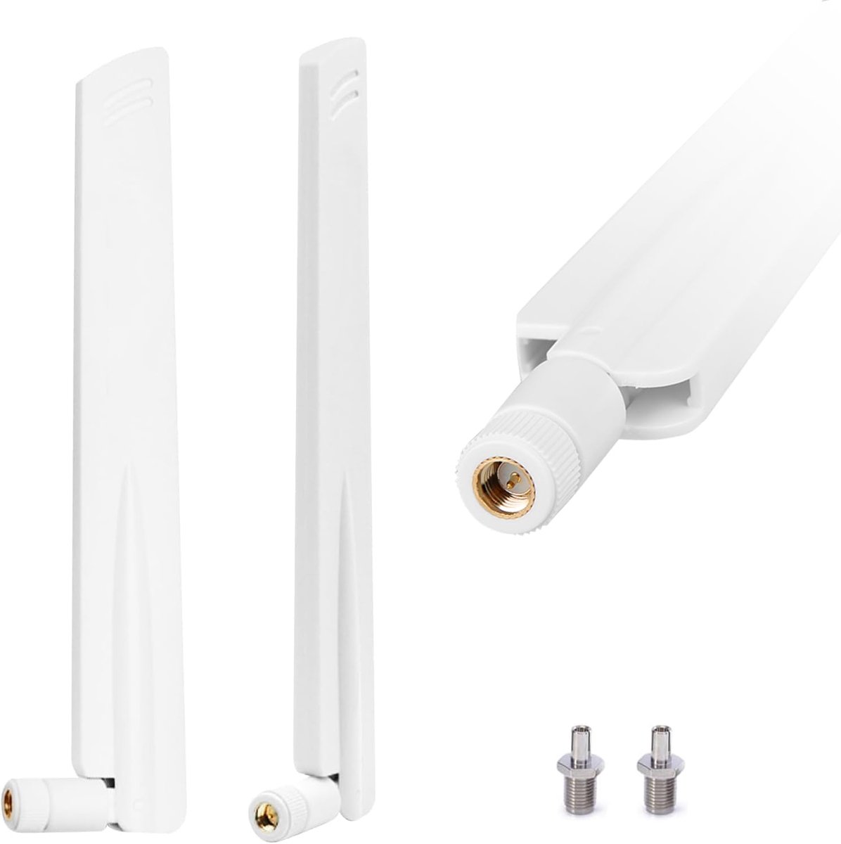 SnelShoppen - 5G LTE Antenne 18DBI RP-SMA/TS9 Omnidirectioneel, Hoge Gain, 600-6000MHz voor Draadloze Routers, Outdoor WLAN Antenne, 3G/4G/5G/GSM/GPRS