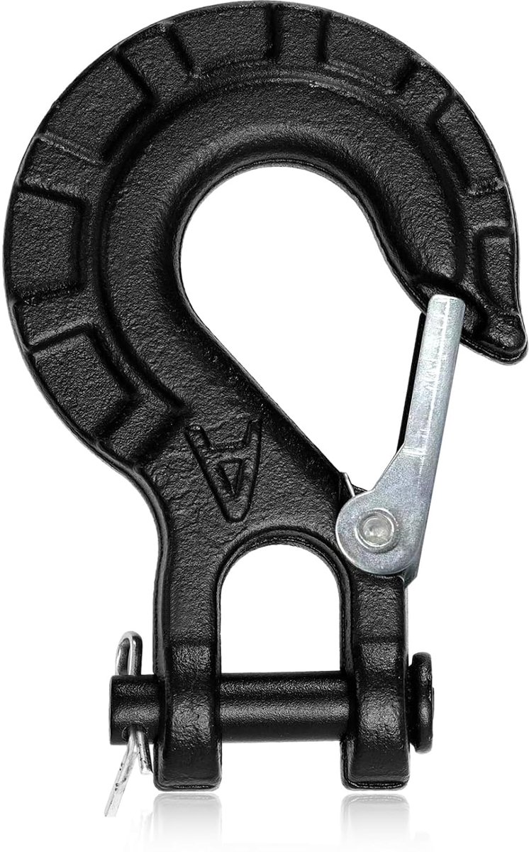 SnelShoppen - Crane Hook Gravity Rigging Lifting Haak Ronde Haken RVS Vertebra Lifting Haak Stalen Ooghaak voor Apparatuur Beweging Gewichtheffen en S