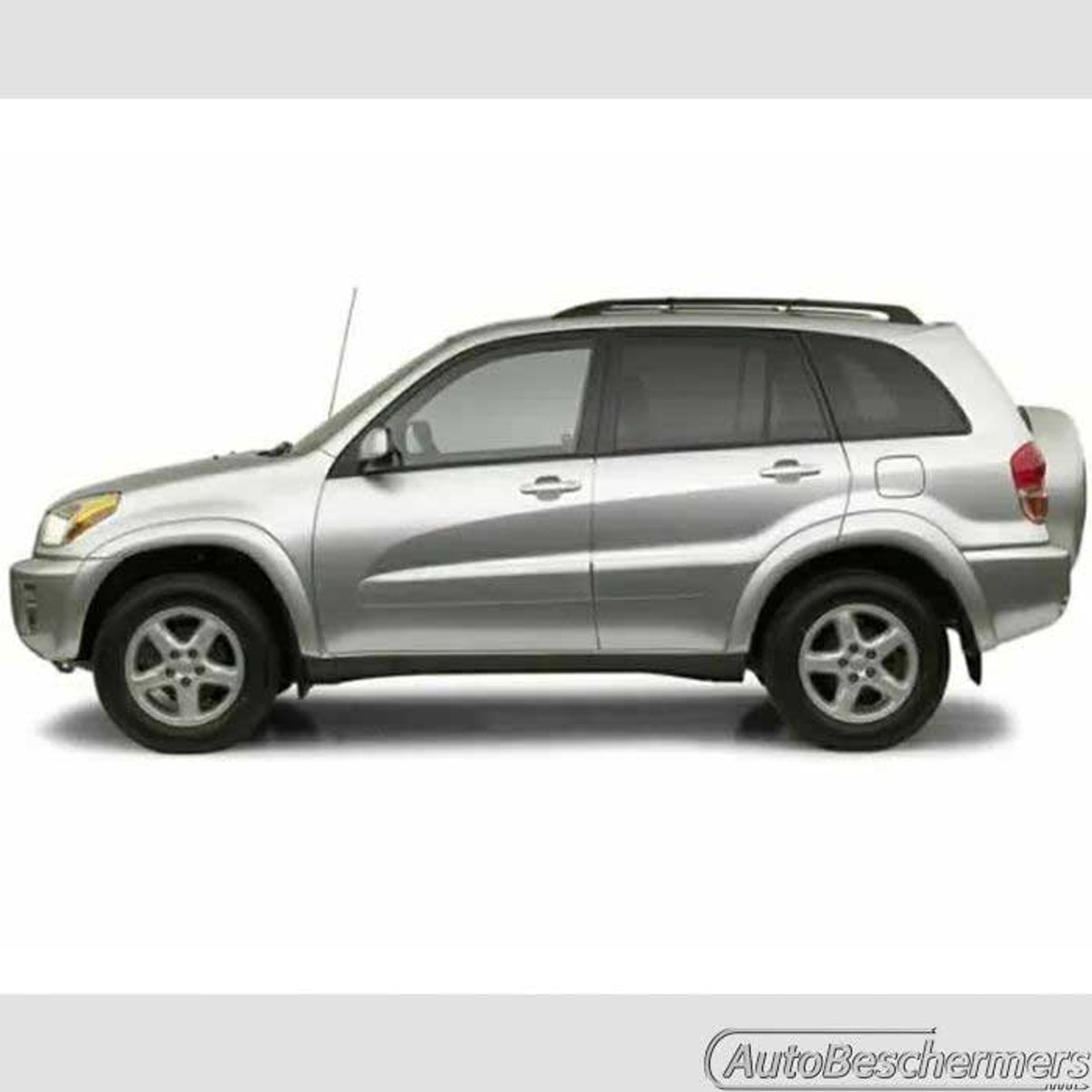Stootlijsten set zwart voor Toyota RAV4 2000-03.2006. De stootstrips zijn zelfklevend. Set a 4 stuks (#0003)