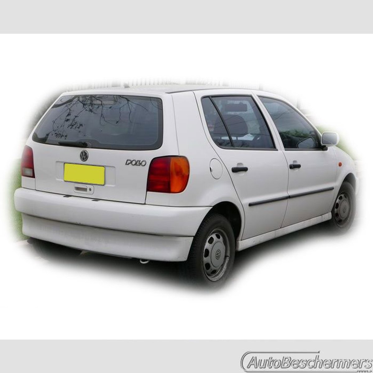 Stootlijsten set zwart voor VW Polo 5-deurs 1994-2001. De stootstrips zijn zelfklevend. Set a 4 stuks (#0011)