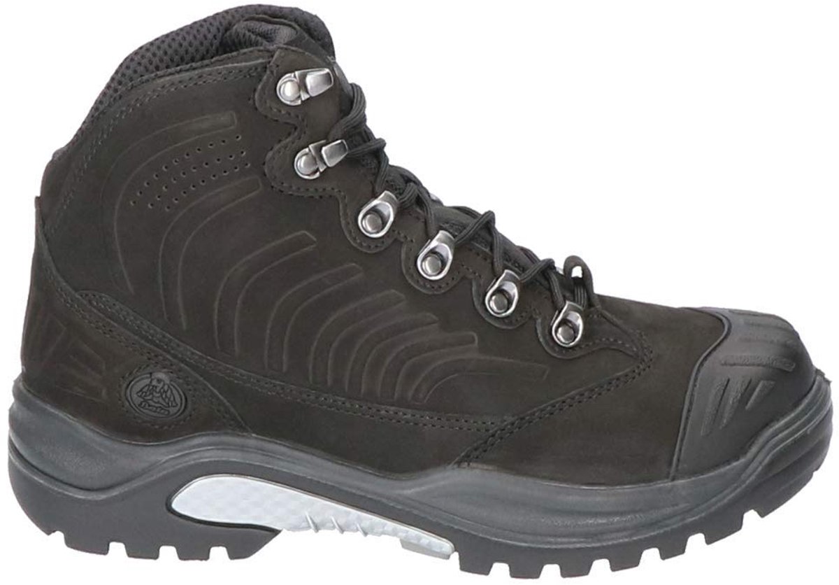 SnelShoppen - Veiligheidsschoenen EU 43, Zwart, Anti-slip, Ademend, Schokabsorberend, Comfortabel, Zelf-reinigend - Ideaal voor Werk, Bouw en Buitenac