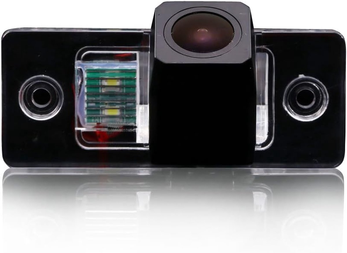 SnelShoppen - HD IP68 Achteruitrijcamera 1280 Pixels 170° Hoek Parkeersysteem Vervangingscamera voor Auto's zoals Touareg Tiguan Jetta Golf Polo Skoda