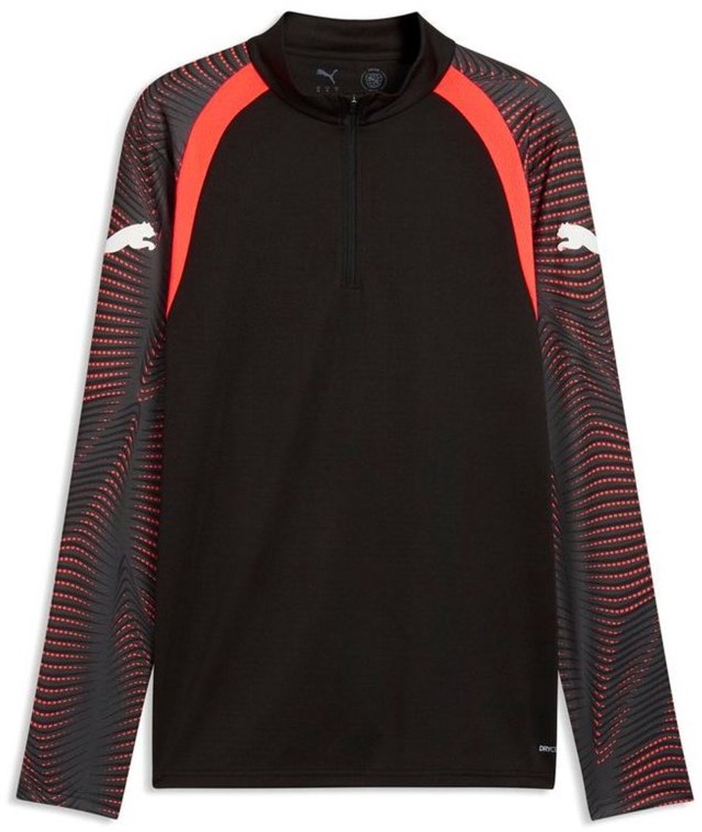 Puma T-shirt individualFINAL 1/4 Zip Top 660426 Zwart