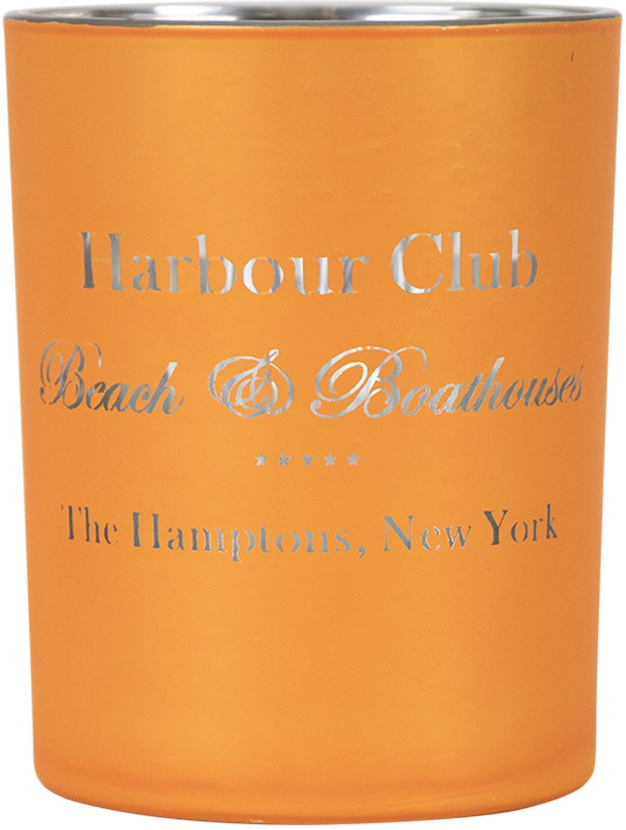 Theelichthouder harbour club oranje medium 12cm