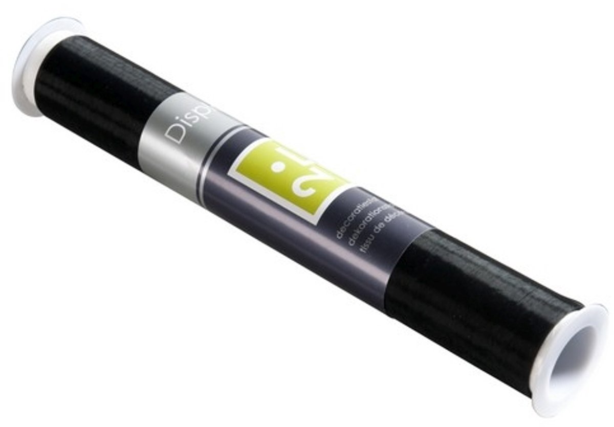 Lara Big Tafelband zwart 28cmx25mtr (rolled)