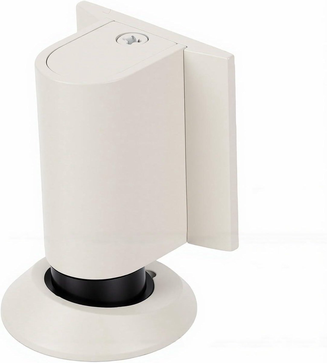 Magnetische Deurstopper - Deurvanger Dubbel - Deuren Open Houden - Zware Zinklegering - 8.5cm Lengte - Mat Wit