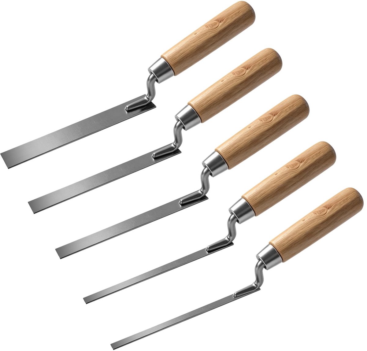 Dailygoods - 5-delige Voegentroffelset - Professioneel Metselgereedschap