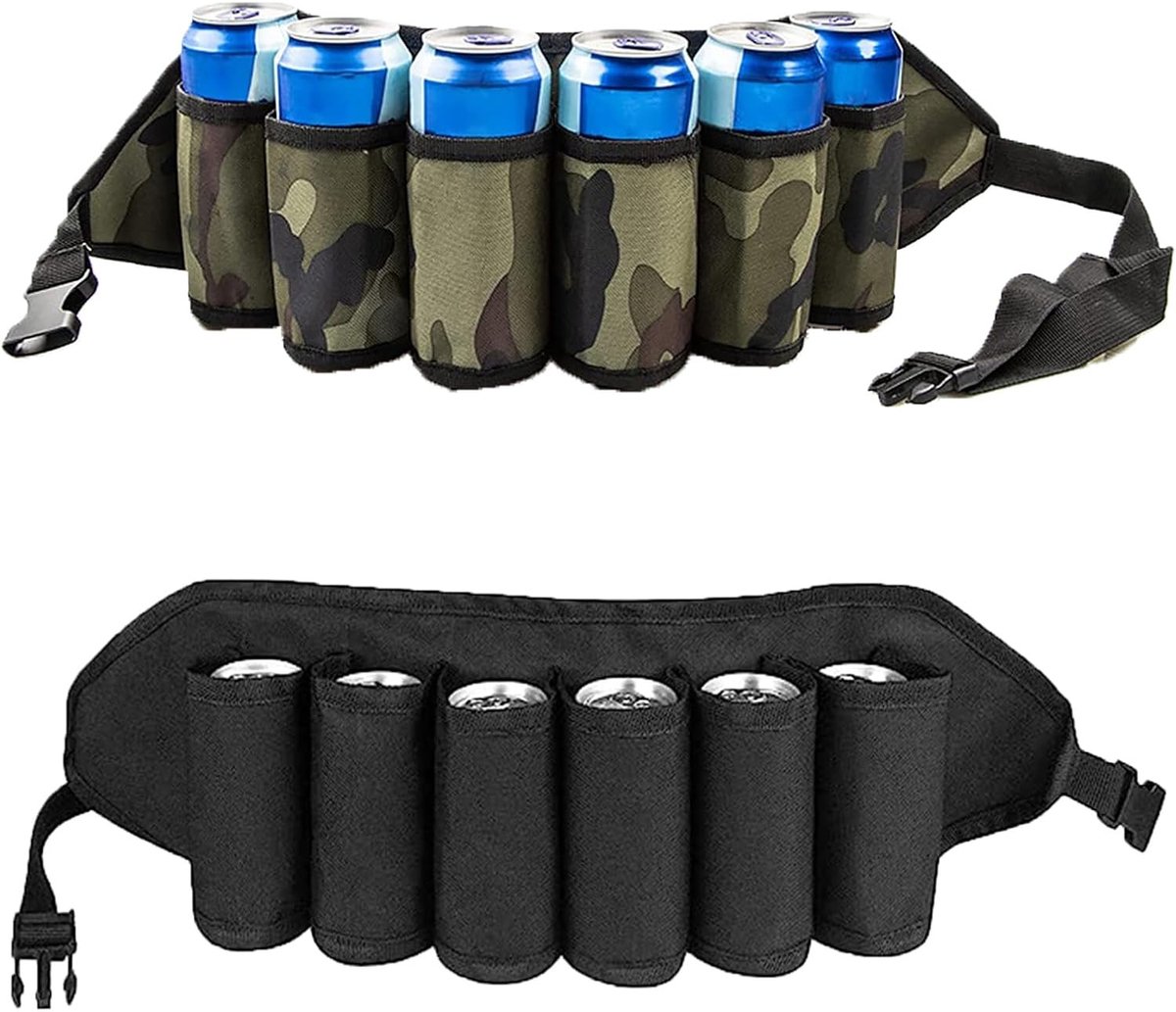 Draagbare riemhouder voor blikjes, ideaal voor feesten, kamperen en outdoor activiteiten, perfect voor bier en frisdrank