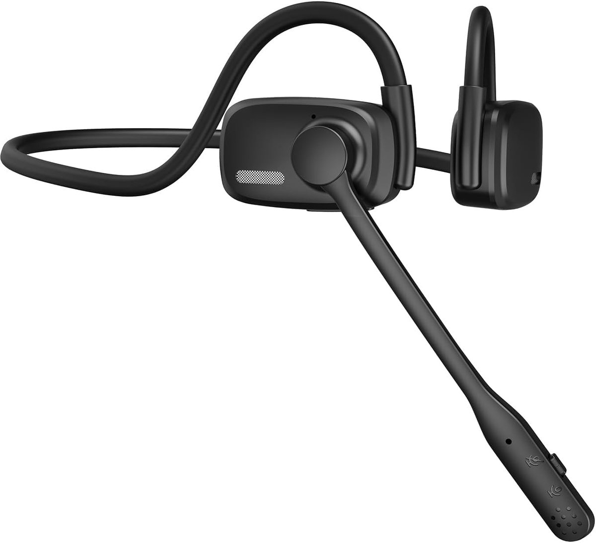 SnelShoppen - Bluetooth Hoofdtelefoon V5.4, Draadloze Noise Cancelling Hoofdtelefoon met 12 Uur Speeltijd, 15.4mm Driver, Open Oor Headset voor Kantoo
