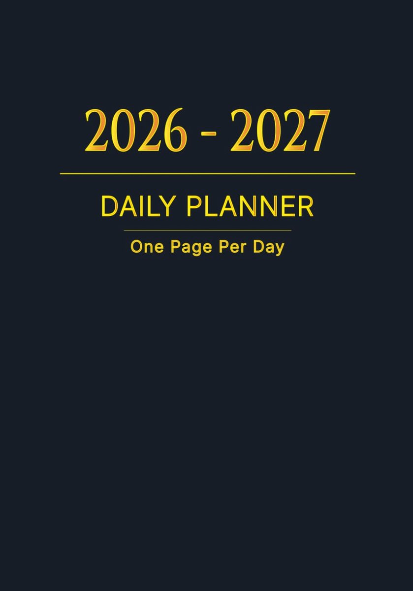 SnelShoppen - 2026-2027 Daily Planner - Dagelijkse Planner 1 Pagina per Dag - 730 Dagen - 24 Maanden - Gedateerd Dagboek - A5 Formaat - Volledig Lined