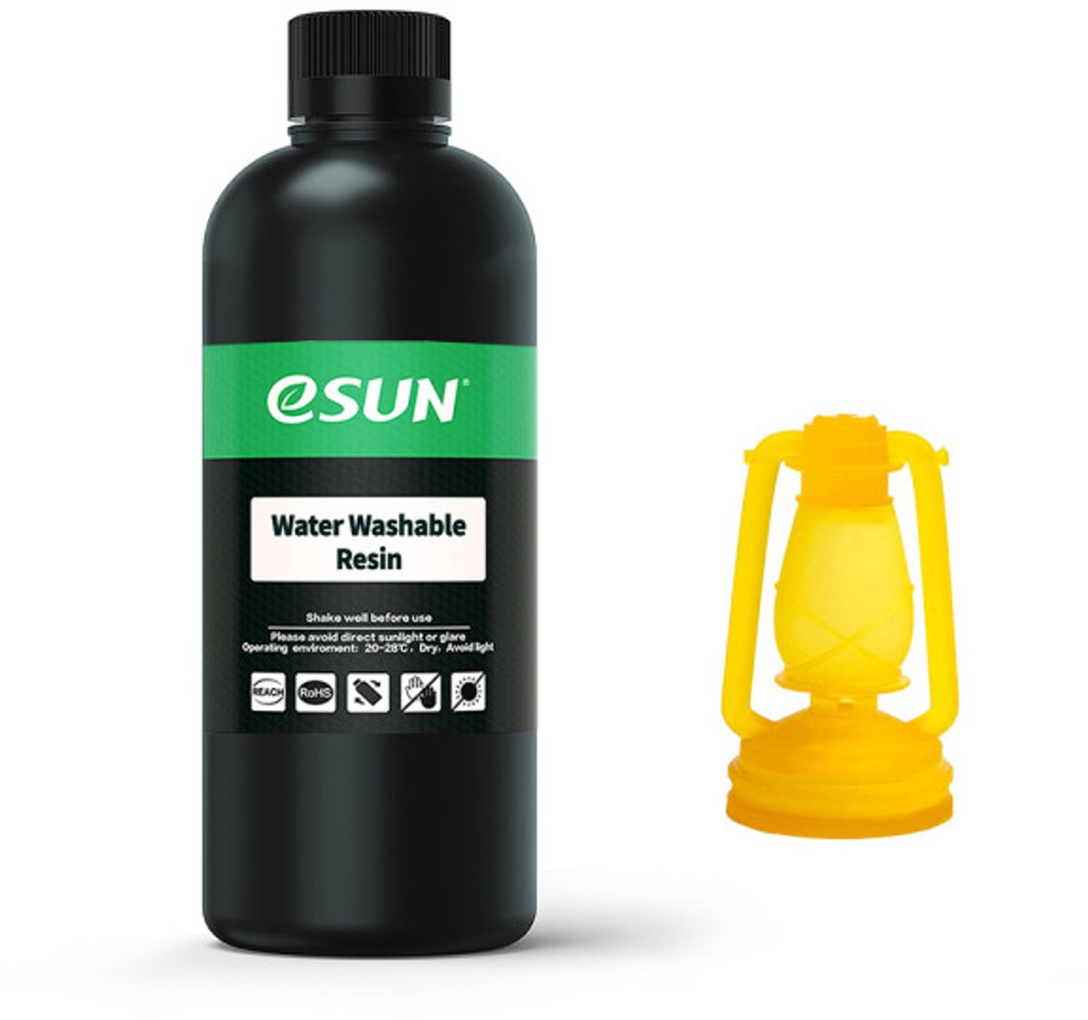 eSun - Water Washable Resin, Yellow - 0.5kg