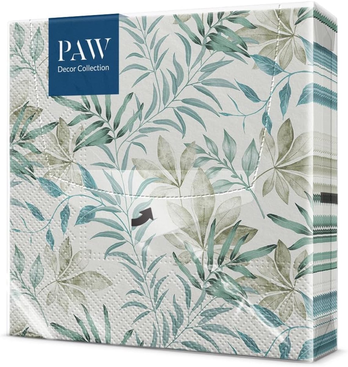 SnelShoppen - Papieren Servetten 3-laags 33x33 cm - 20 Stuks - Ecologisch Gedrukt met Watergedragen Inkt - Natuur en Dieren Motief - Feestdecoratie en