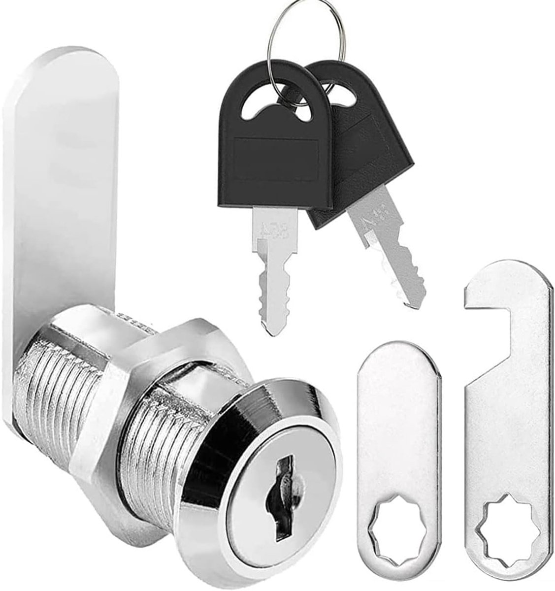SnelShoppen - 40mm Beveiligingsbrievenbus Slot, Kastdeur Cam Lock, Toolbox Deurslot met Sleutels, Universeel en Corrosiebestendig voor Brievenbussen e