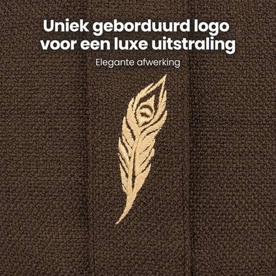 MindBaas - Yoga Bolster - Eco - Bruin - Dubbel Gestikt - 60 x 20 cm (lengte x diameter) - Yoga Kussen - Yoga Rol van MindBaas — afbeelding 2