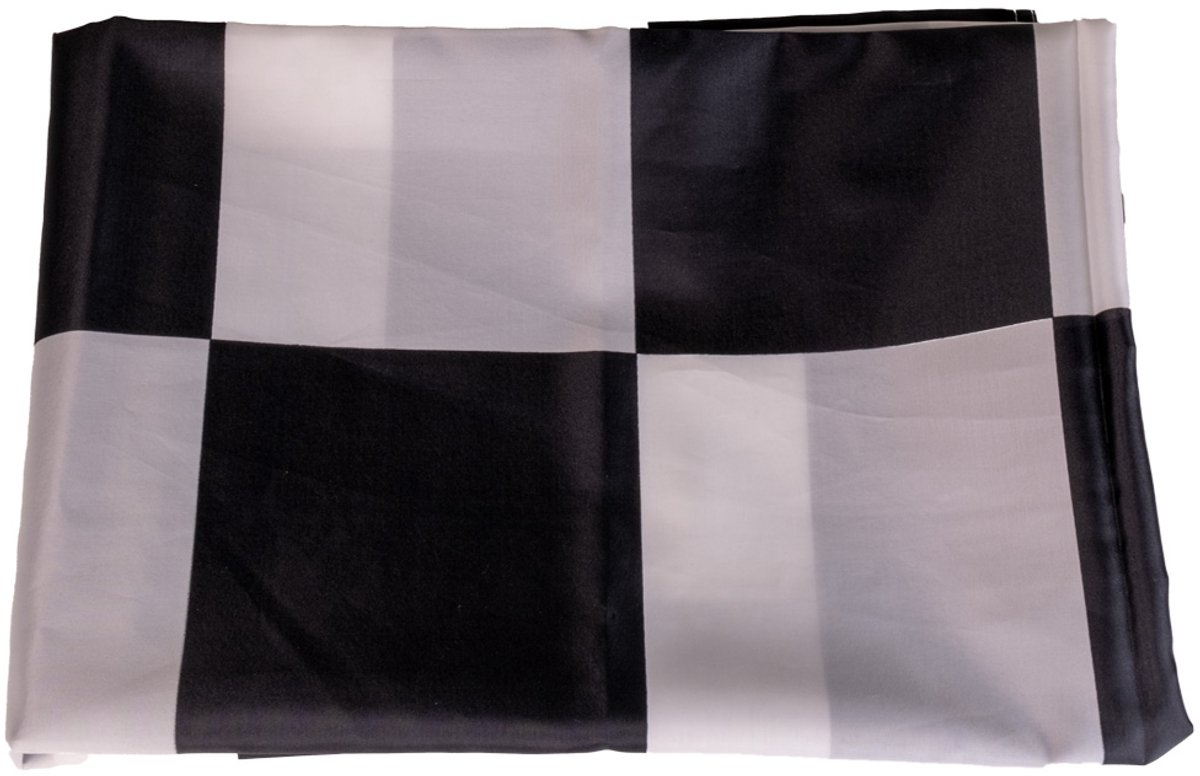 Vlag check black/white 90 cm X 150 cm