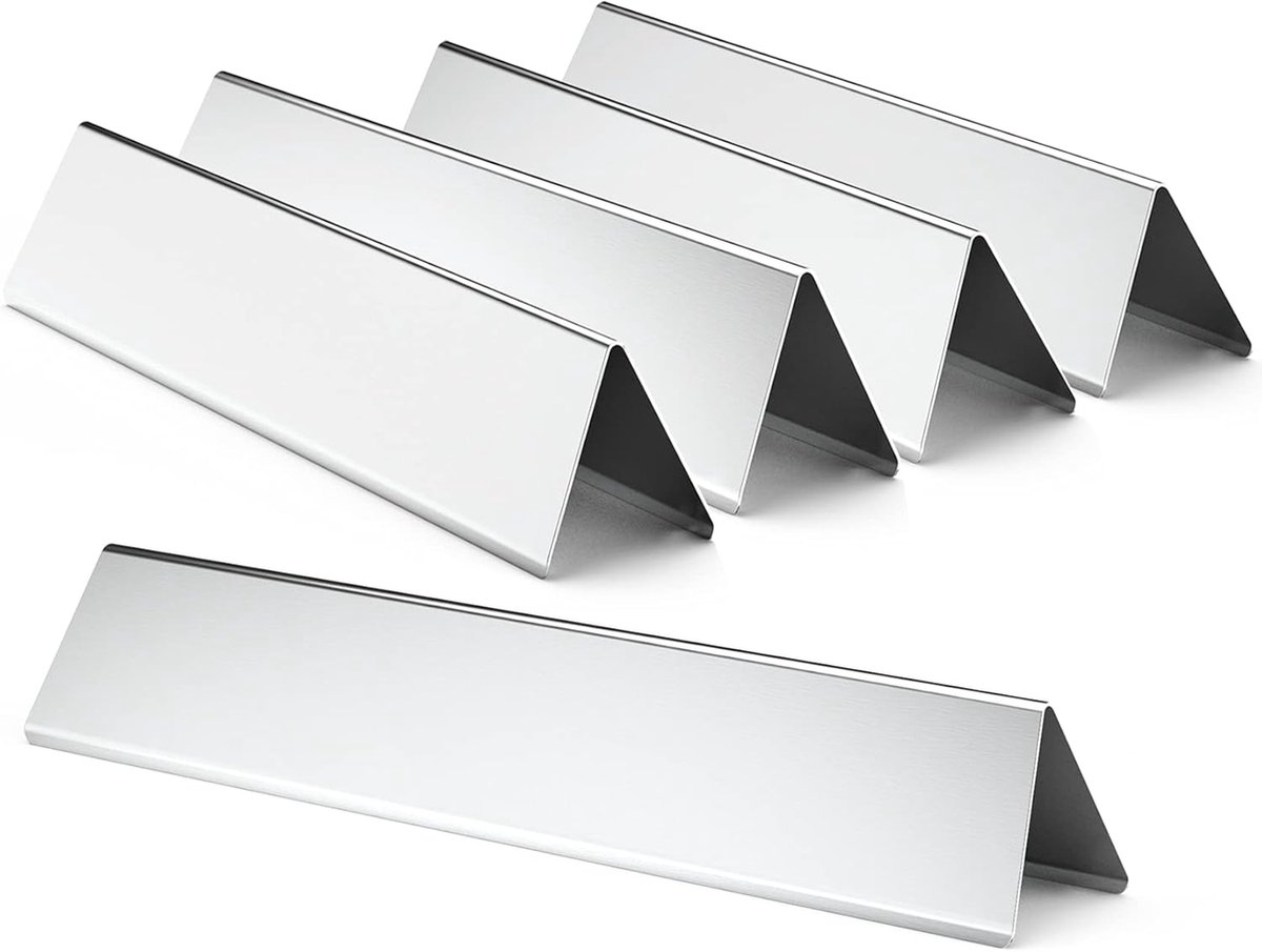 SnelShoppen - RVS Flavorizer Bars Verwarmingsplaat voor Gasgrill - Geschikt voor Spirit 300 Serie - Vervangt Weber 7636 - Perfect voor BBQ Feesten en