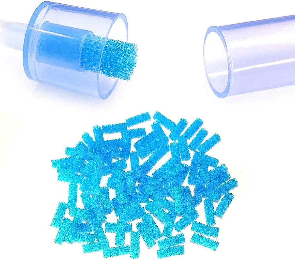 SnelShoppen - Pack van 100 Neus Hygiëne Filters, Vervangingsfilters voor Neus Aspirator, BPA Vrij, Ftalaten en Latex Vrij, Baby Verzorging Accessoires